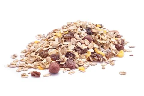 Nuts mix oat cereals Foto stock