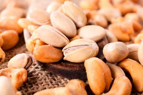 Nuts mix Stock Photos