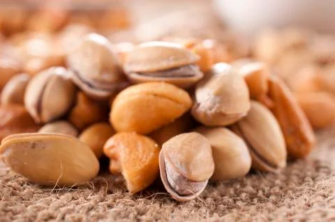 Nuts mix Stock Photos