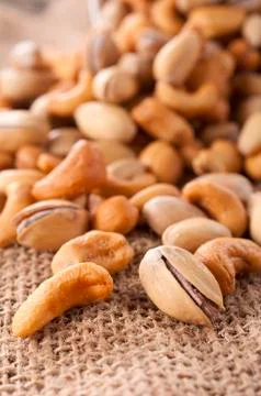 Nuts mix Stock Photos