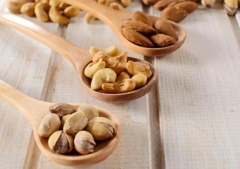 Nuts mix Stock Photos