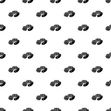 Nuts pattern vector seamless 스톡 일러스트
