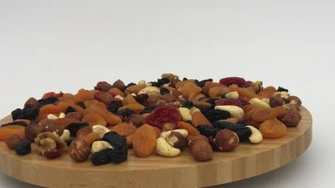Nuts platter Stock Footage 146711121
