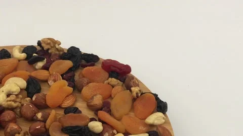 Nuts platter Stock Footage 146711526