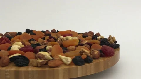 Nuts platter Stock Footage 146711567