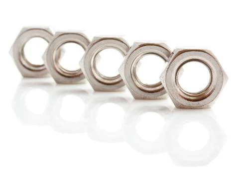 Nuts in a row Stock Photos