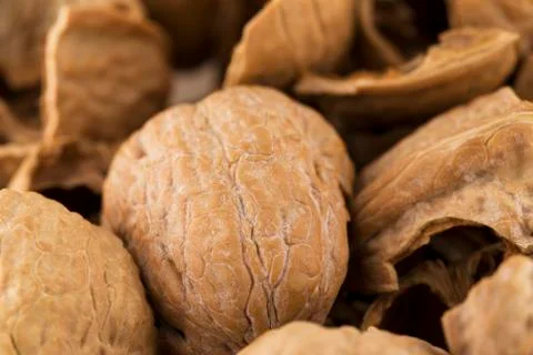 Nuts shells Stock Photos