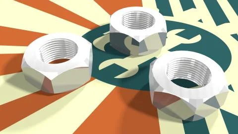 Nuts on textured background Stock Illustration