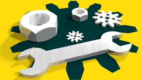 Nuts on textured background Stock Illustration