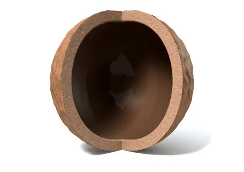 Nutshell inside Stock Illustration