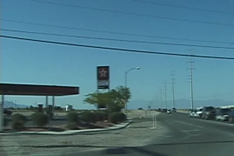 NV desertdrive1 Stock Footage 568531