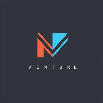 NV letter icon vector concept design template Stock Illustration