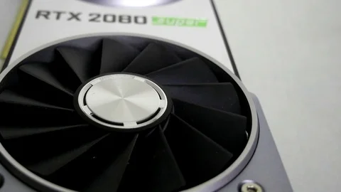 NVIDIA GEFORCE GRAPHICS CARD Stock Footage