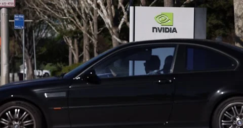 NVIDIA Headquarters Stock Footage 305192581