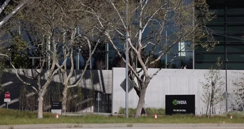 NVIDIA Headquarters Stock Footage 305193002