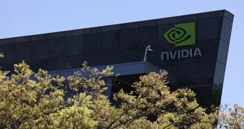 NVIDIA Headquarters Stock Footage 305193206
