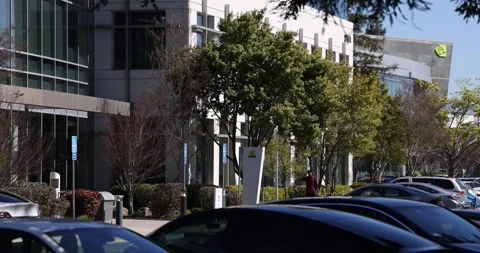 NVIDIA Headquarters Stock Footage 305193259