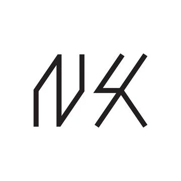 Nx initial letter vector logo icon Stock Illustration