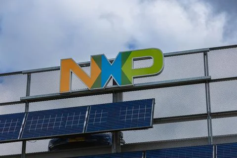NXP logo high tech campus Eindhoven Stock Photos