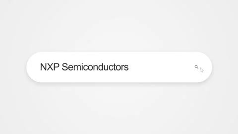 NXP Semiconductors Search Field on Computer Screen - Internet Browsing Stock Footage 346007673