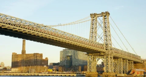 NY Beautiful Skyline And Impressive Skyscrapers In Manhattan New York City Stock Footage 112204772