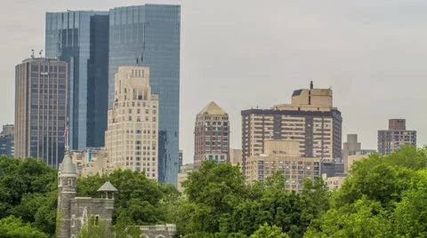 NY Central Park Buildings Video stock 40387327