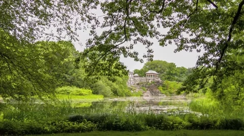 NY Central Park Castle Stock Footage 40385580
