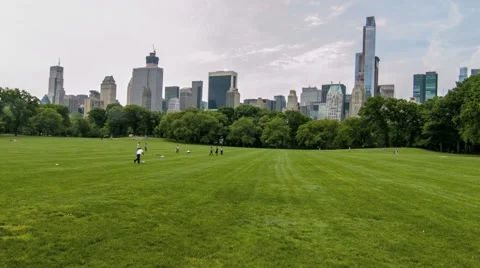 NY Central Park Skyline Video stock 40387220