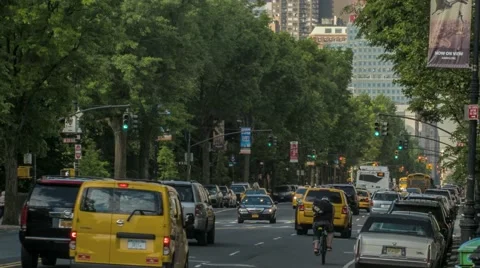 NY Central Park Traffic Stock Footage 40383641