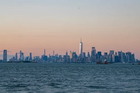 NY Harbor Timelapse (1 of 5) Stock Footage 155995209