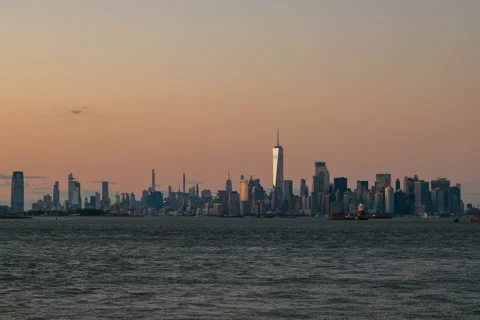 NY Harbor Timelapse (2 of 5) Stock Footage 155995377