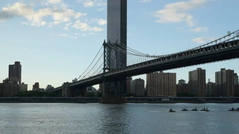 Ny Manhattan Bridge Stock Footage 278488327