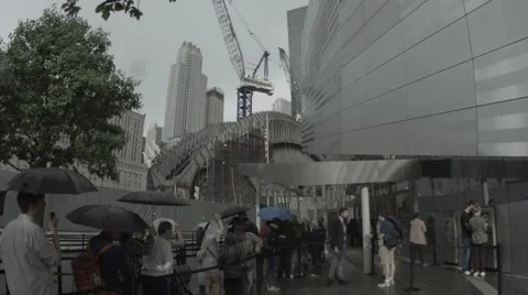 NY Mermorial Site Stock Footage 40366630
