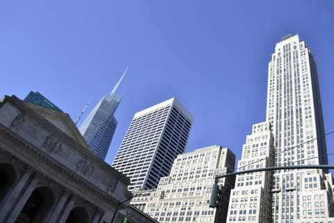 NY public library Stock Photos