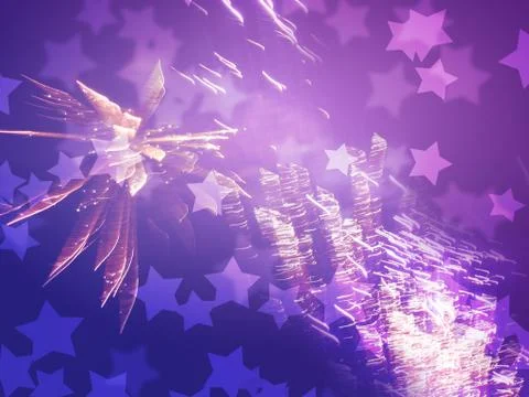 NY Purple Abstract Backdrop 스톡 일러스트