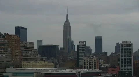 NY skyline waterfront 5 動画素材 10775397