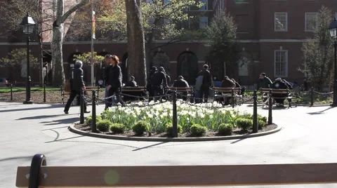 NY square inside 库存影片 42796439