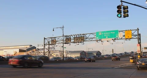 NY State Route 9A West Side Highway Stock Footage 88601597
