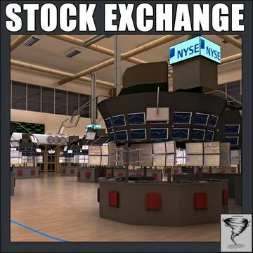 NY Stock Exchange 3D Model