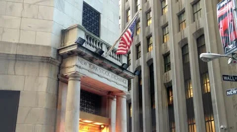 NY Stock Exchange Video stock 12337630