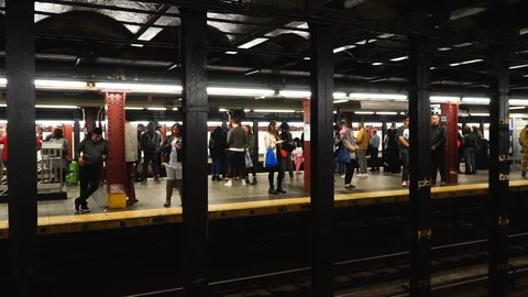 NY subway Stock Footage 123273519
