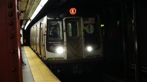 NY subway Stock Footage 123273692