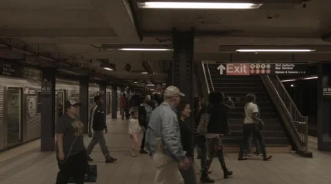 NY Subway System Stock Footage 40367290