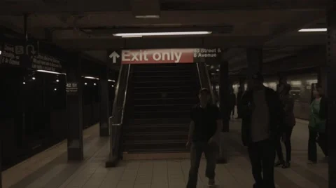 NY Subway System Stock Footage 40367346