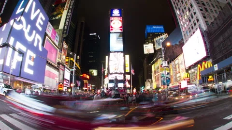 NY Time Square Part 2 Video stock 46632889