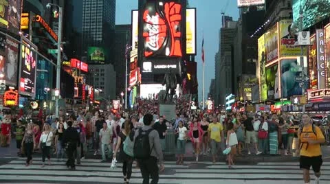 NY time square timelapse Stock Footage 11815677