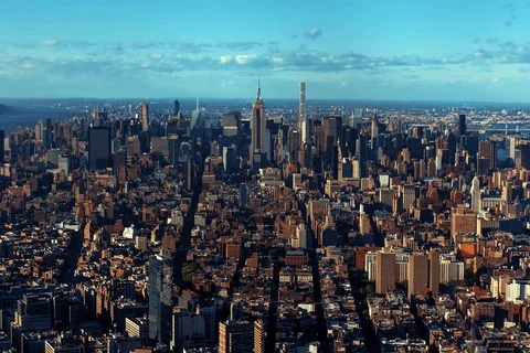 NY timelapse viewed from WTC Stock Footage 76424131