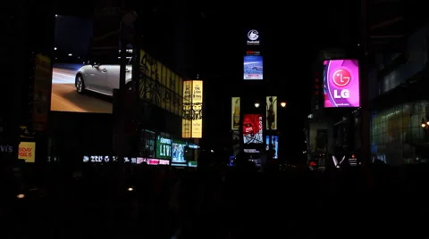 NY Times square 库存影片 42789648
