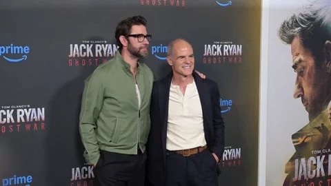 NY: 'Tom Clancy's Jack Ryan: Ghost War' World Premiere - Arrivals 5 Stock Footage 335030333