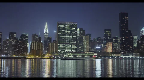 NY_skyline1 스톡 동영상 36279006